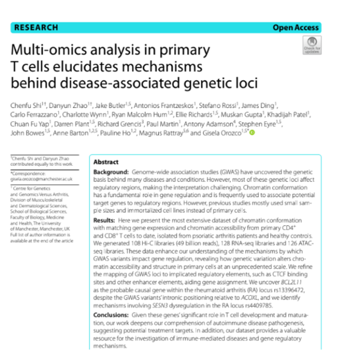 MultiOmics paper MultiOmics paper